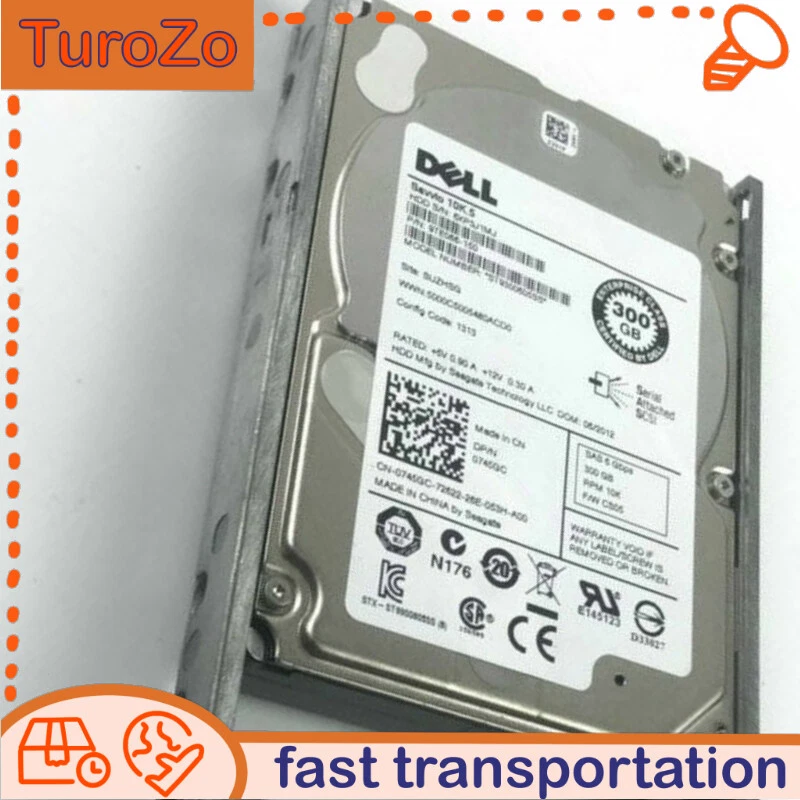 NEW ST9300605SS DELL 0745GC 300GB 10K 6G SFF SAS 2.5" HARD DRIVE - Image 1 of 3