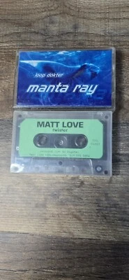 DJ & Electronica 2 Cassette Lot Dance Loop Dockter Manta Ray/Matt Love Twister - Image 1 of 4