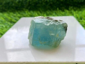 Natural Aquamarine Specimen Blue Color 49 Grams 34x26mm Healing Crystal - Picture 1 of 6