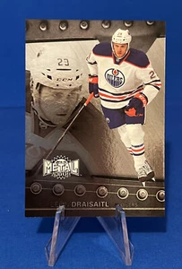 2014-15 Leon Draisaitl Fleer Showcase Metal Universe Tarjeta Rolllie #31 Edmonton RC - Imagen 1 de 2