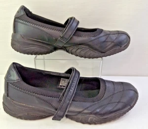 Skechers Black Girls School Shoes Strapped Teens UK5 EUR38 J928 - Picture 1 of 7