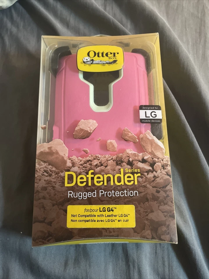 OtterBox DEFENDER Series Case w/ Holster for LG G4 - Pink (77-51527) - Image 1 of 3