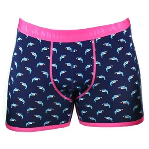 Calzoncillos boxer Swole Panda de bambú ajustados suaves para hombre 1 par de ropa interior de tiburón - Imagen 1 de 1