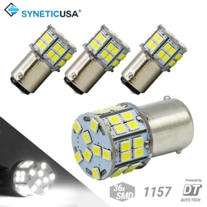 Bombillas de freno señal de giro LED Syneticusa 4X 1157 40W 6000K xenón blanco SMD - Imagen 1 de 6