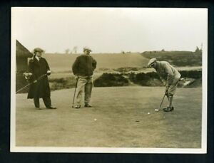 Medical Golfers Society vs Pros Sandy Herd 1920s Press Photo Walton Heath Surrey