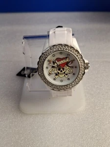 Ed Hardy Men's Watch RKII-WH1383 WHITE - Picture 1 of 7
