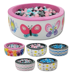 Bällebad Ballpool Kugelbad Kinder Bällchenpool 200 Bällen 🎁 NEU 2019 🎁 - Bild 1 von 14