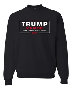 Sudadera Donald Trump JD Vance 2024 Elecciones EE. UU. Unisex Cuello Redondo - Imagen 1 de 8