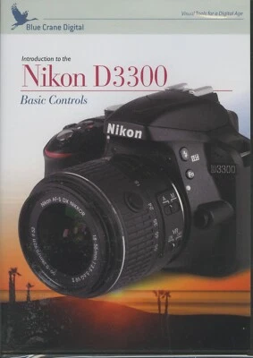 Blue Crane DVD Nikon D3300 controles básicos.  instruccional, NUEVO y SELLADO Foto 1 de 2