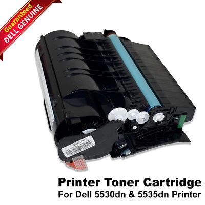 Nuevo cartucho de tóner negro Dell 5530DN 5535dn extra alto rendimiento Y4Y5R 9GPVM Foto 1 de 4