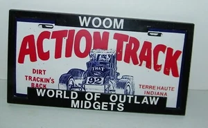 World Of Outlaws, Midgets Terre Haute Indiana Action Track Nummernschildrahmen - Bild 1 von 4