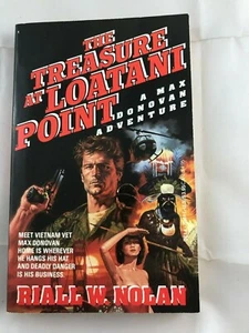 Max Donovan Book 1 Treasure at Loatani Point by Riall W Nolan PB 1990 1st Print - Imagen 1 de 3