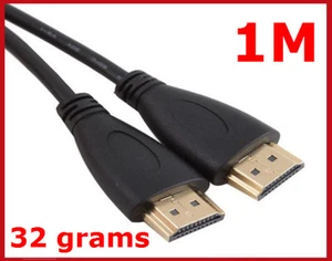1m HDMI Kabel 1,4V High Speed 1080p 720p 3D für HD TV PC Monitor XBOX Sky Now TV - Bild 1 von 3