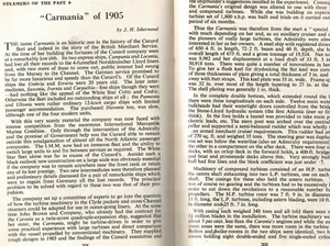 CARMANIA (1905) - SEA BREEZES Magazin REVIEW - März 1960 - Bild 1 von 4