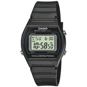 Casio W-202-1A Orologio, Sveglia, Crono, 50 metri, Luce, Lampeggio Display - Foto 1 di 1