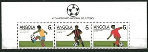 Angola 1989, Soccer, Scott 759-761 STRIP, MNH - Bild 1 von 1