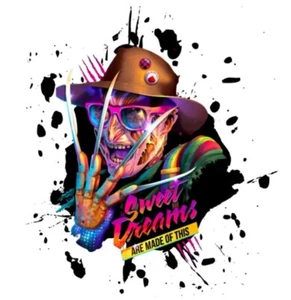 Freddy Krueger Patch Sweet Dreams Are Made Of This Heat Transfer 3.1x3.5 Inch - Picture 1 of 3