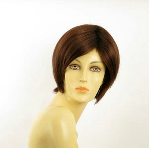 short wig for women dark brown copper REF LANA 31 PERUK - Picture 1 of 9