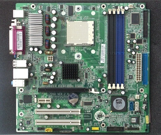 Placa Base MSI MS-7050 AMD Socket 939 DUAL-DDR400 PCI-E SATA LAN - Imagen 1 de 1