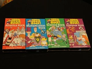 Set of 4 Schoolhouse Rock - Science Grammar Multiplication America (VHS, 1995) - Picture 1 of 2