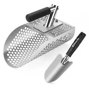 Sand Scoop with Shovel for Metal Detecting, Metal Detector at Beach,Heavy Dut... - Picture 1 of 7