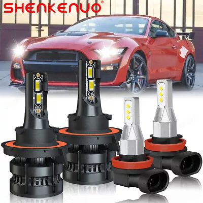 9008+H11 For Ford Transit Connect 2010 2011 2012 2013 LED Headlight + Fog Lights - Image 1 of 4