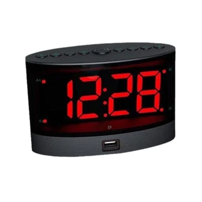 Double Alarm Clock Bed Shaker for Deep Sleepers with 3 Vibration Intensity Level - Image 1 of 4