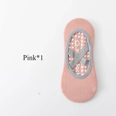Quality Professional Women Yoga Sock Silicone Anti-Slip Ballet Pilate Size 37-43 - Image 1 of 4