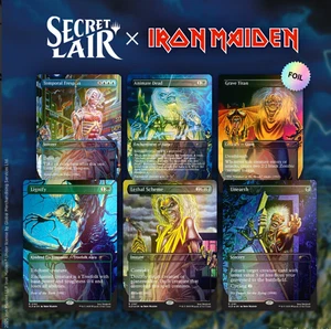 PSL Magic the Gathering Secret Lair x Iron Maiden Album Art [Foil Edition] - Picture 1 of 7
