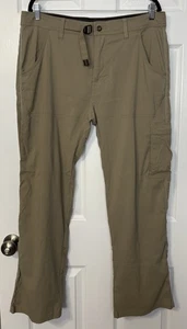 Prana Men’s Pants Size 36 Brown Adjustable Cargo Convertable Hiking Outdoor  - Picture 1 of 10