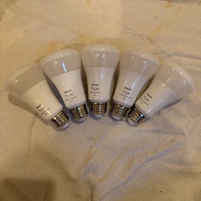 5x Philips Hue White Ambiance A19 - Image 1 of 2