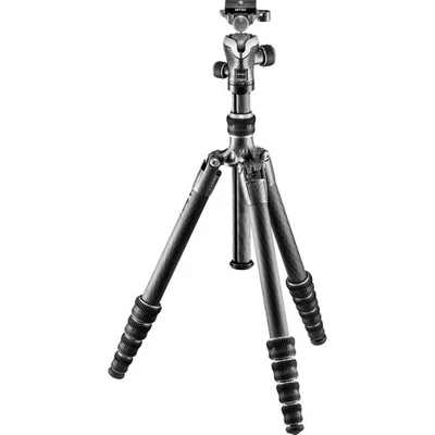 Gitzo GT1555T Traveler Series 1 5-Section Carbon Fiber Tripod with GH1382TQD Cen - Image 1 of 3