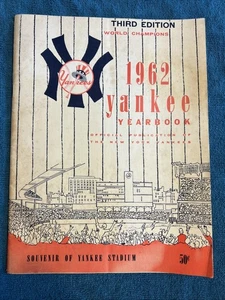 1962 New York Yankees World Champions Baseball Yearbook Third Edition EX++Mantle - Bild 1 von 6