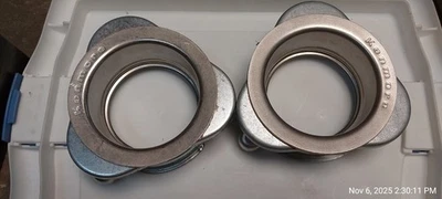 2x Kenmore Garbage Disp Flange-Clamp Ring - Image 1 of 2