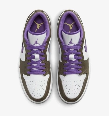 Air Jordan 1 Low Palomino/Wild Berry-White Hombre 11 Nuevo 553558-215  Foto 1 de 4