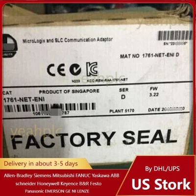 1761-NET-ENI MICROLOGIX AND SLC COMMUNICATION NEW FedEx or DHL - Image 1 of 4