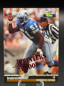 Classic Pro Line 1995 (prueba de impresoras 1 de 400) - Broderick Thomas - Vikings - Imagen 1 de 6