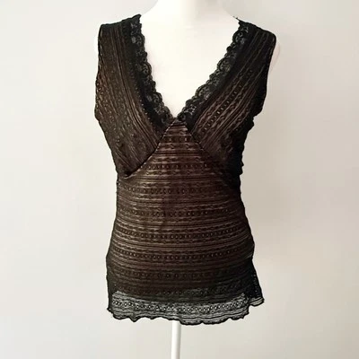 WHBM женщин кружева Babydoll без рукавов верхний средний готический роман прихоти фея - Изображение 1 из 4