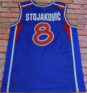 JUGOSLAVIA STOJAKOVIC 8 BASKET MAGLIA SHIRT MAILLOT CANOTTA tg. S - Picture 1 of 3