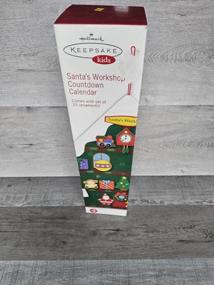 Vtg 2006 Hallmark Keepsake Kids Countdown To Christmas Advent Calendar Felt Tree - Image 1 of 4