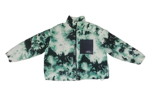 Chaqueta polar No Fear x H&M para mujer XL verde negra cremallera completa patín Gorpcore nueva con etiquetas  - Imagen 1 de 9