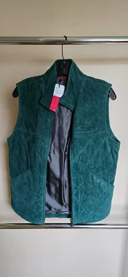 $3980 New ISAIA NAPOLI Green Lambskin Suede Vest EU 48 R US 38 R - Image 1 of 4