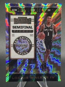 Boleto de semifinal Lonnie Walker IV 2019-20 Panini Contenders #71 71/149 - Imagen 1 de 3