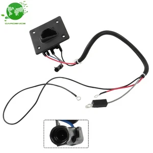 For E-Z-GO TXT/RXV Golf Cart Delta-Q Charger # 602529 48V Charger Receptacle - Picture 1 of 11