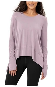Women's Modal Soft Long Sleeve Tee with Thumb Hole Athletic Gym Workout Tops - Picture 1 of 7