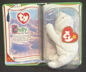 TY Beanie Baby Chilly the Polar Bear McDonalds 2000 Nuevo En Paquete - Imagen 1 de 2