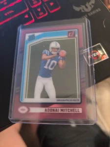 2024 Panini Donruss Optic pinck Glitter Adonai Mitchell #203 RC SP - Picture 1 of 2
