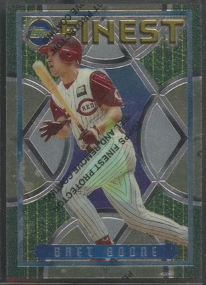 1995 Topps Finest #54 Bret Boone Cincinnati Reds  w/ coating - Image 1 of 2