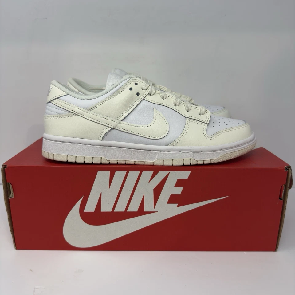 Nike Dunk Low White Sail Coconut Milk (DD1503-121) 9W para mujer/7,5 para hombre - ¡NUEVO! Foto 1 de 4