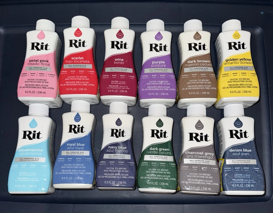 Rit All Purpose Liquid Dye Black (Pack Of 12) 8 Fl Oz. - Image 1 of 1